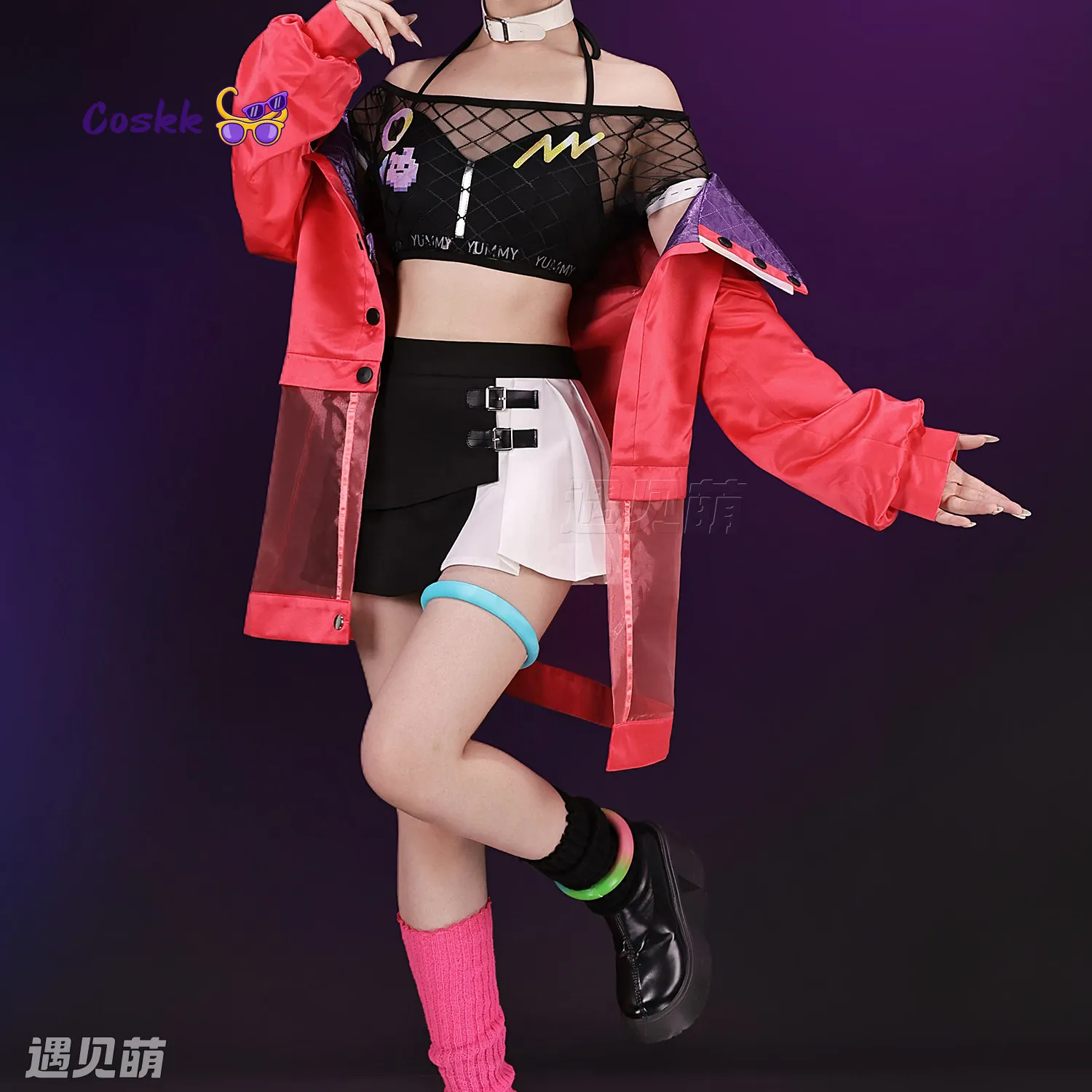 Anime BanG Dream! Costume de cosplay Yume∞Mita Sengoku Yuno, manteau, jupe, épingles à cheveux, accessoires, Mugendai Mewtype pour le carnaval