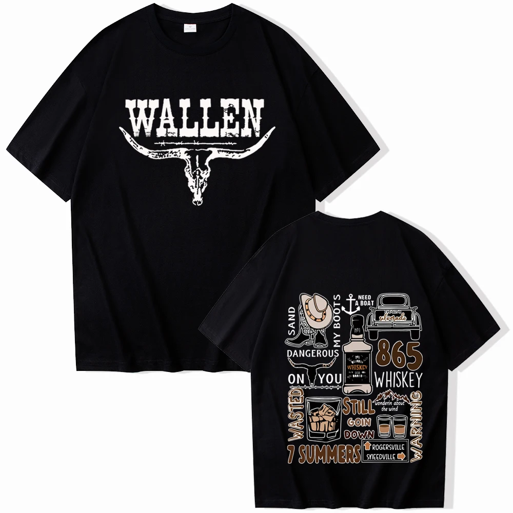 Morgan Wallen T-Shirts Man Women Summer Casual O-Neck Short Sleeve Shirts