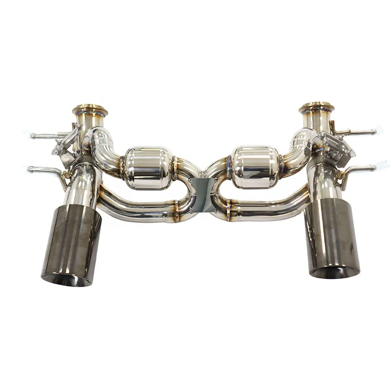 forING Hot Sale Valvetronic Exhaust Catback Exhaust Stainless Pipes for Maserati MC20 With OEM Valved Auto Performance Parts