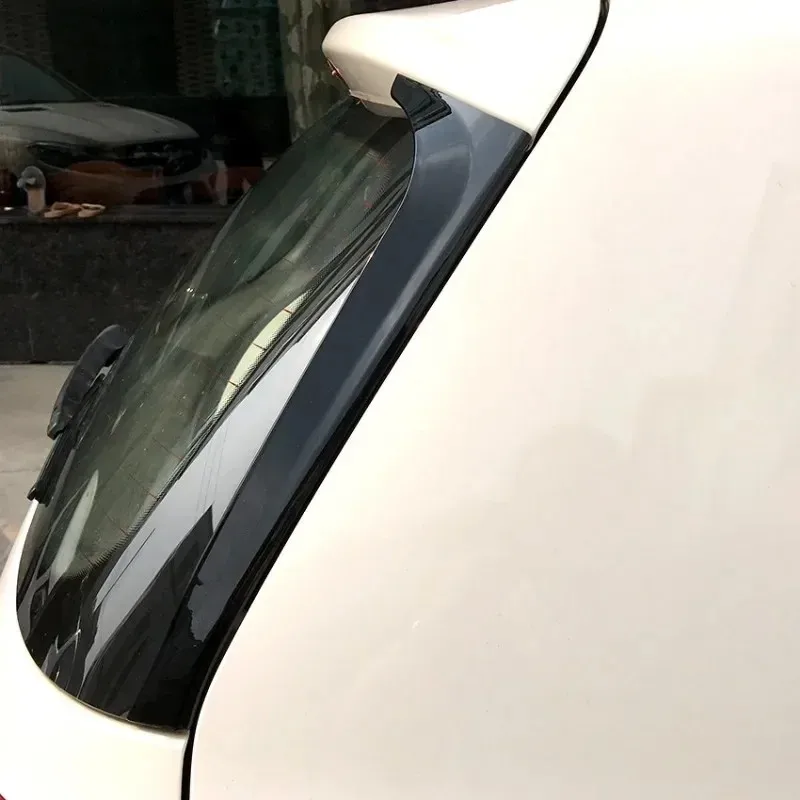 2PCS Car Rear Wing Side Spoiler Trim For VW Golf6 MK6 GTI R GTD 2009-2012 Rear Window Grille Conversion Golf 6 MK6 Variant Wagon