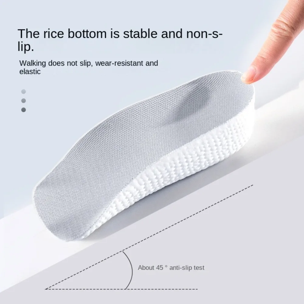 Memory Foam Height Increase Insoles Flat Feet Invisible Orthopedic Insoles Light Soft Arch Support Heel Cushion