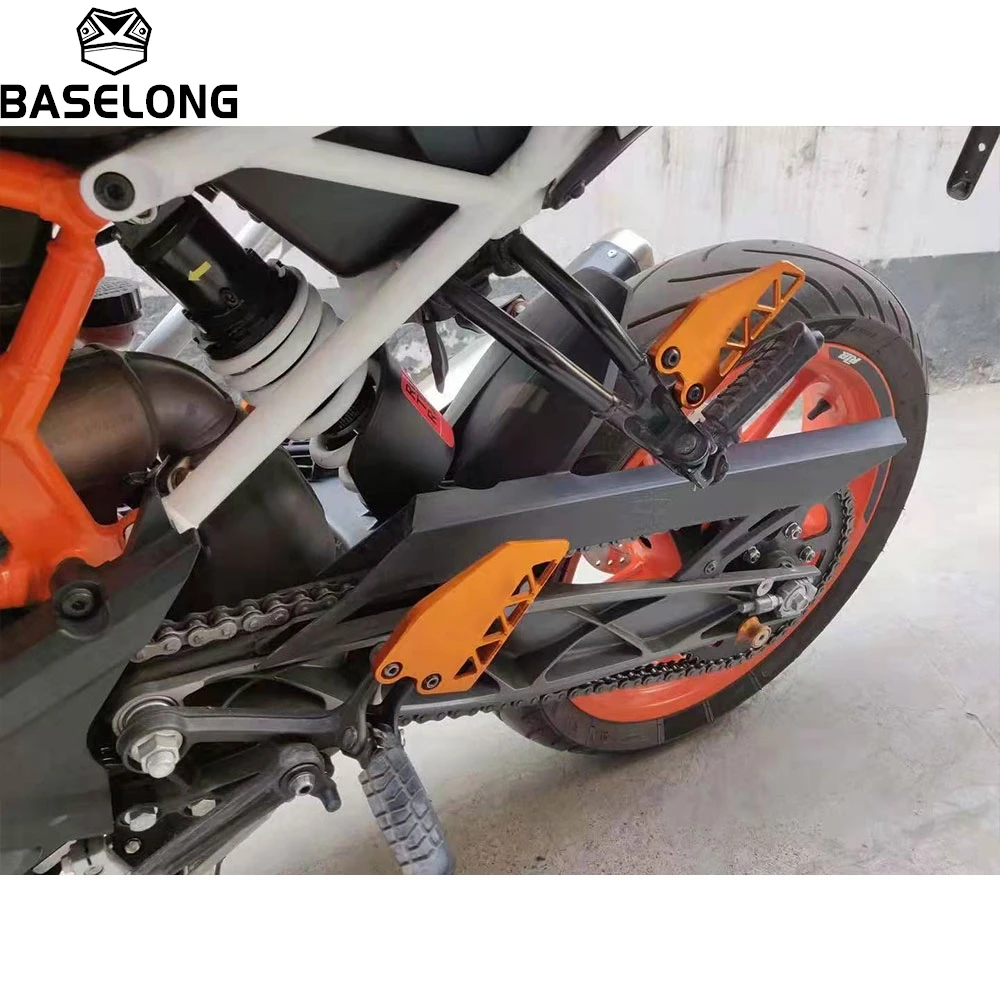 Motorcycle Front Rear Foot Peg Footrest Heel Plates Guard Protector For KTM Duke 125 200 250 390 DUKE 2017-2025 2024 2023 2022