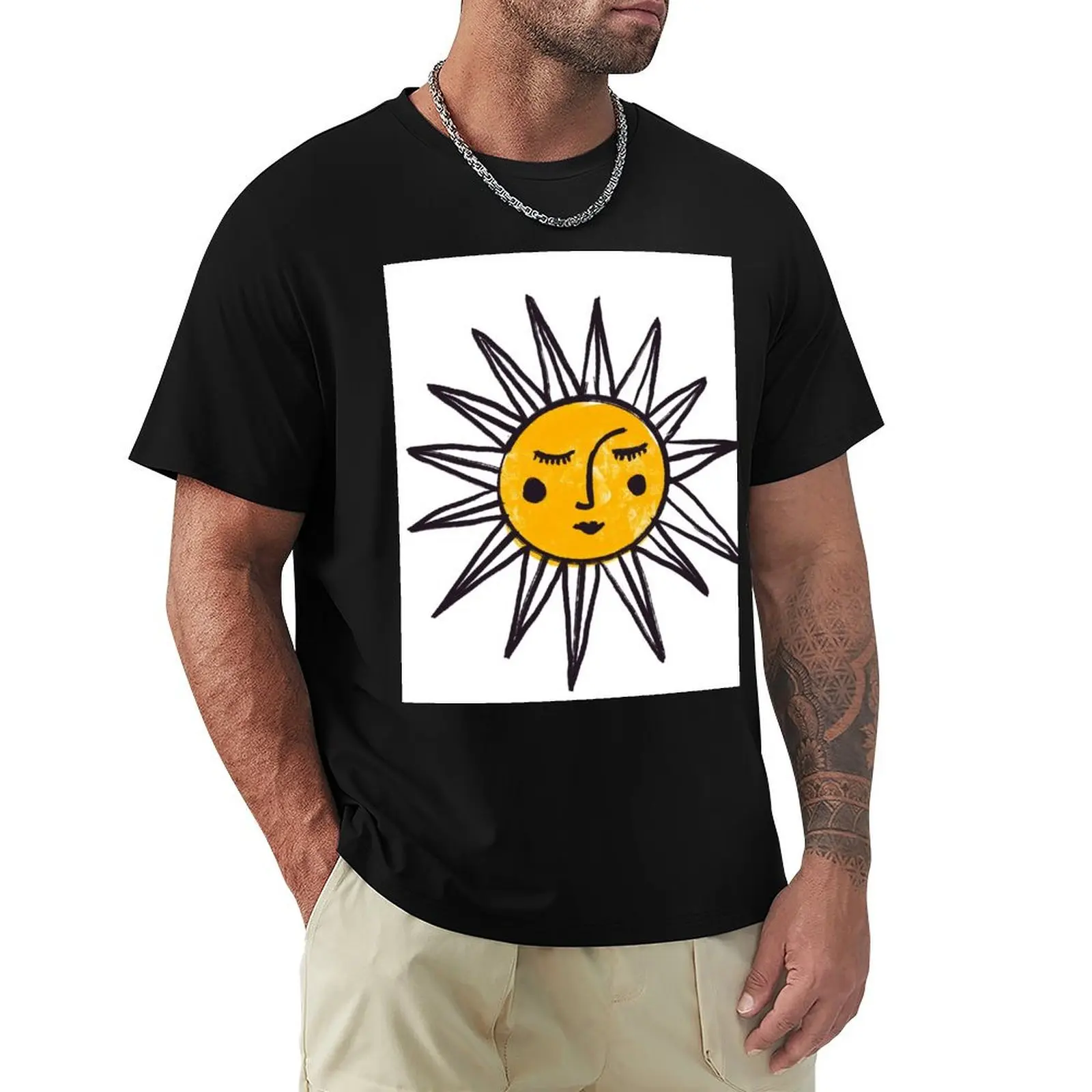 

Sleepy Sun T-Shirt for a boy designer shirts Anime t-shirt blue lock heavyweight t shirts for men