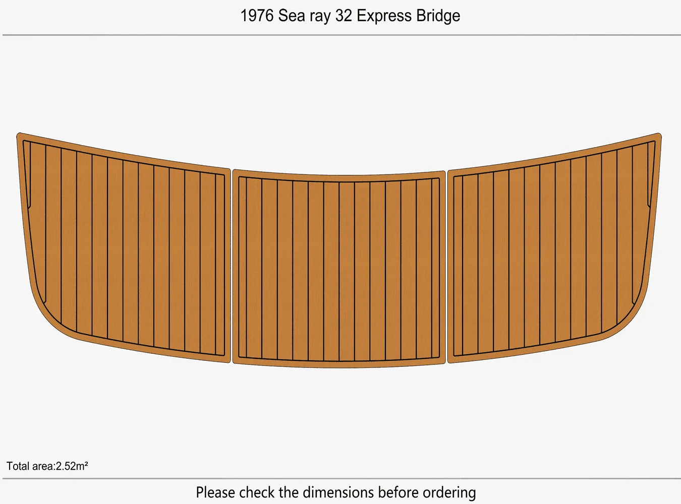 1976 Sea ray 32 Express Bridge  1/4