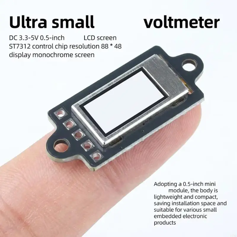 Screen Board for Microcontroller and Data Views with White Visual Output, 88x48 Resolution and a Clearly Defined 3.3-5V Power