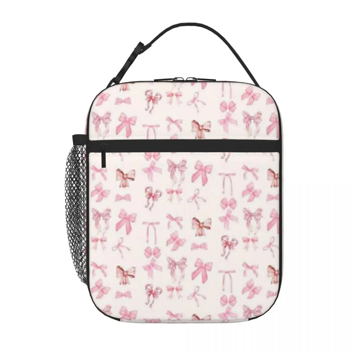 Bestselling Soft Pink Touch Preppy School Lunch Bag Workplace Meal Lunch Tote