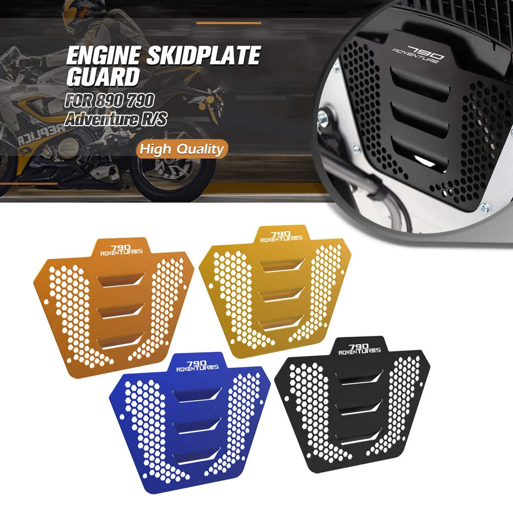 

FOR 890 790 Adventure R/S 2018-2023 For Husqvarna Norden 901 Moto Engine Skidplate Guard Cover Protector Crap Flap Protector