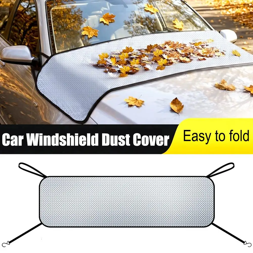 Car Windshield Rain Trough Anti Bird Droppings Leaf Net Wiper Dust Cover Car Clothes Wholesale Anti Leaf Protection