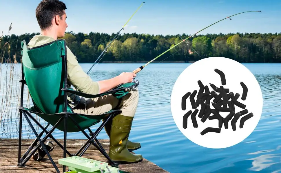 Carp Fishing Hook Kickers Durable Rubber Aligner Fishing Tees Hooks for Freshwater Saltwater Fishing Rods and Reels Combo