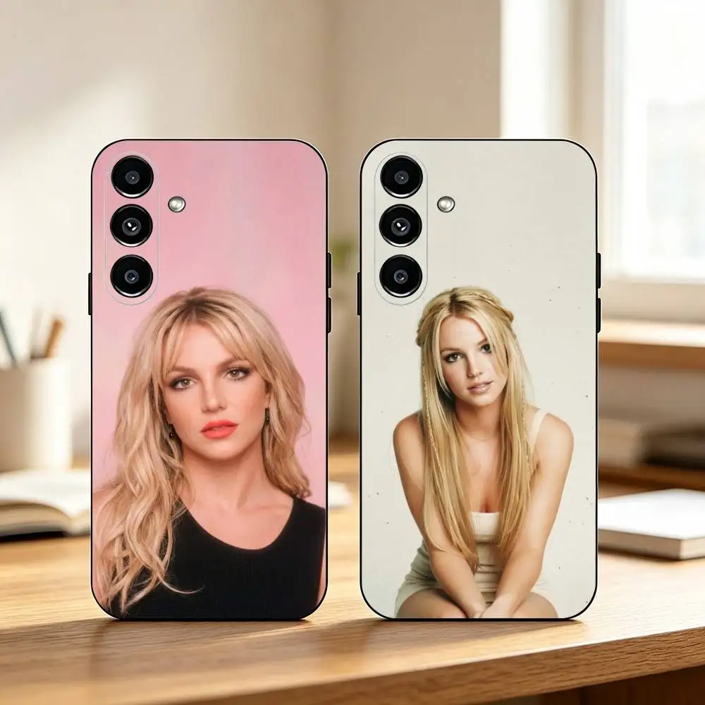 Britney Spears Princess of Pop  Phone Case Black Silicone Soft For Samsung Galaxy A73,A72,A71,A70,A53,A52,A51 Gift