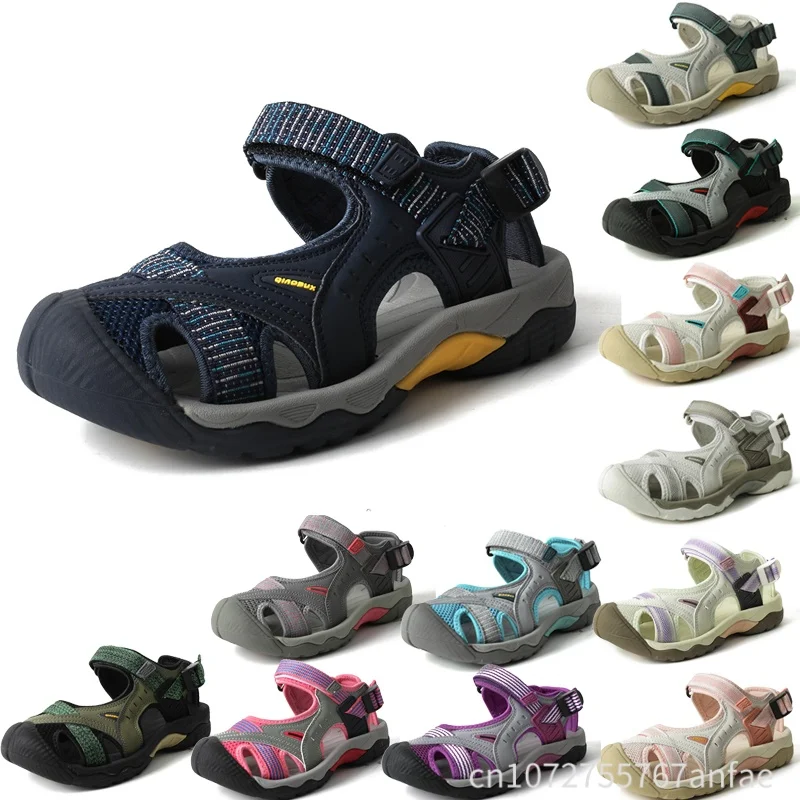 New Summer Men's and Women's Sandals Outdoor Sports Sandals Anti-skid Soft Sole River Tracing Sports Flat Bottomed Beach Shoes