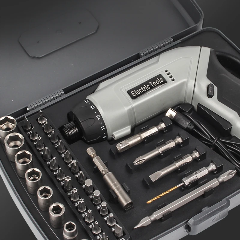 New Strong Super Electric Drill Set 41 in 1 Magnetic LED 21 levels Extra large torque Professional Repair Mens Tool For Anyscene