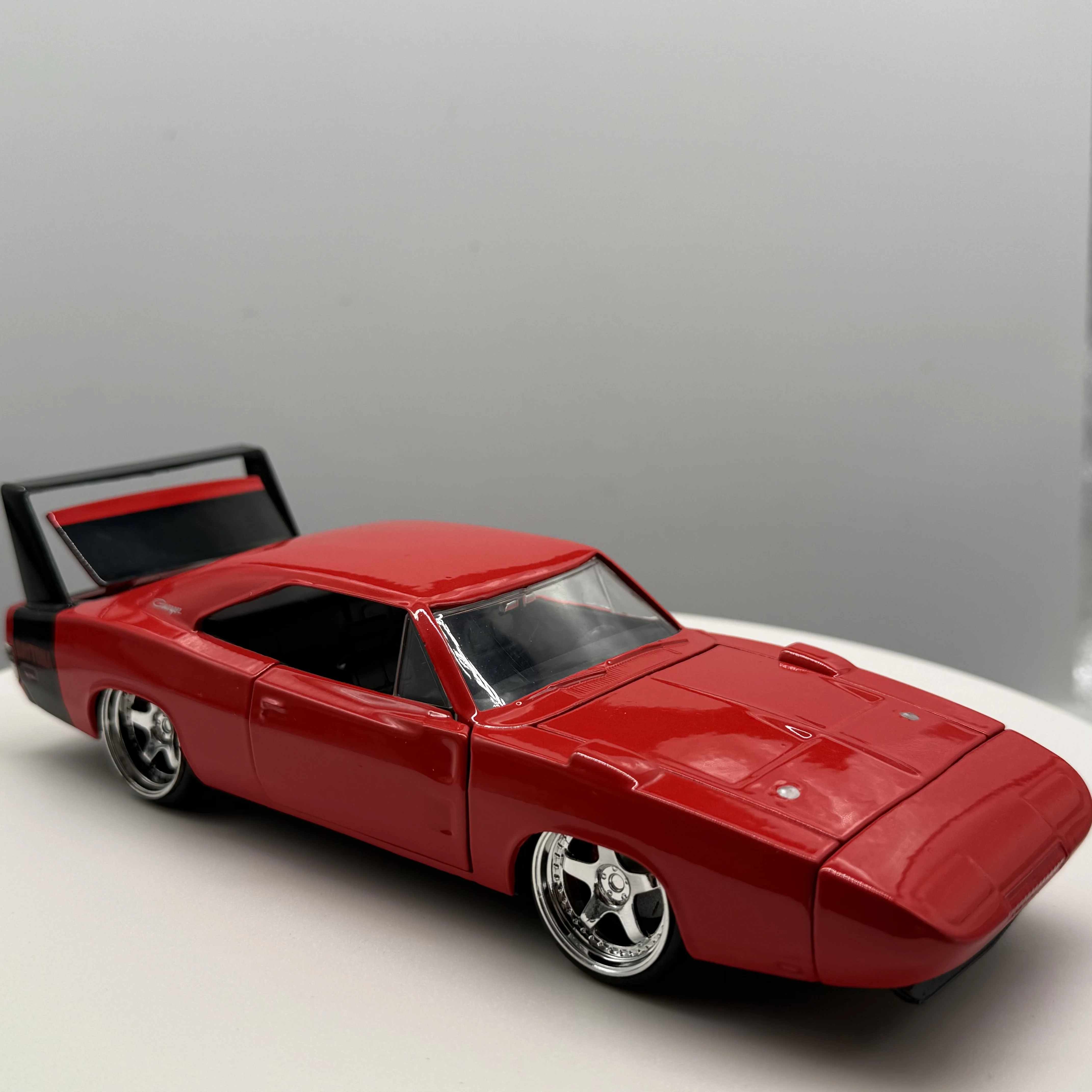 

1:24 Charger Daytona Car Model with Light Sound Scale Alloy Miniature Kid Boy Xmas Gift Toy