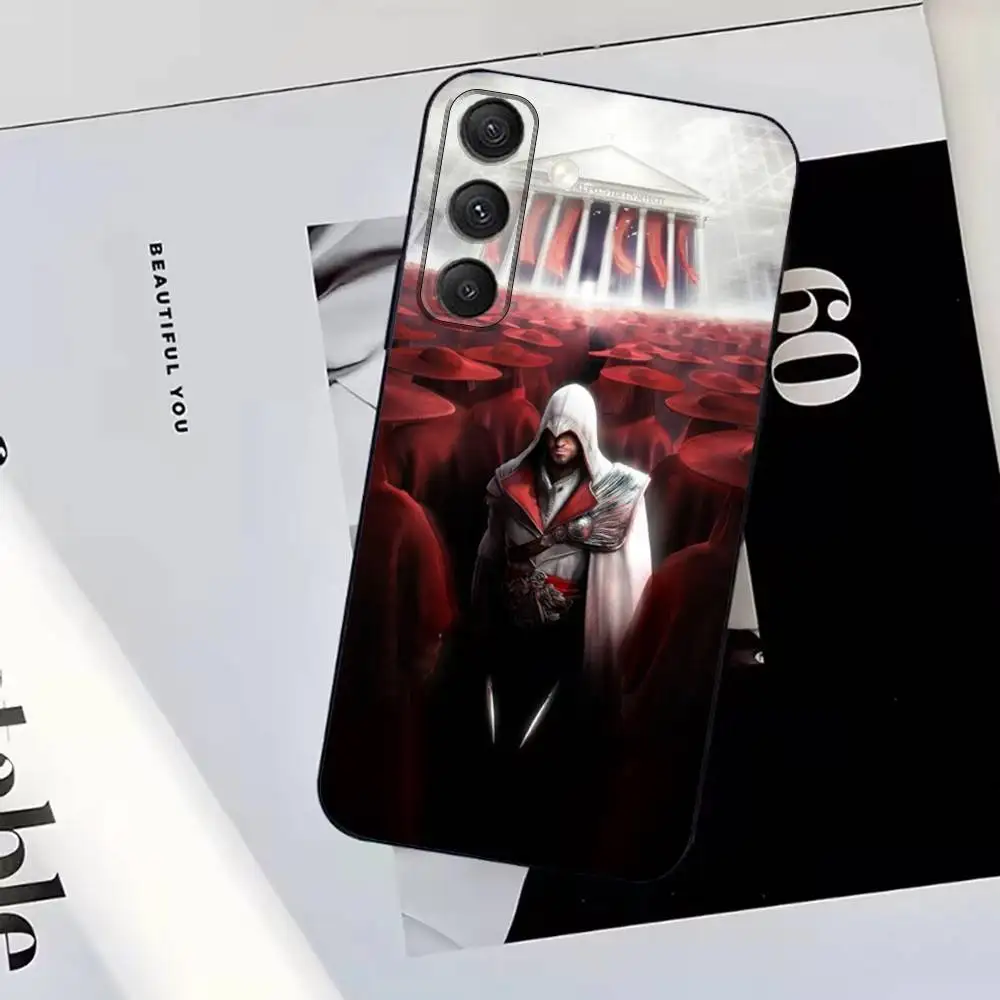 حافظة هاتف Game A-Assassins-es CreedS لهاتف سامسونج S 25,S24,S23,S22,S21,S20,S10,Ultra,Plus,Lite,FE,غطاء أسود من السيليكون الناعم #2