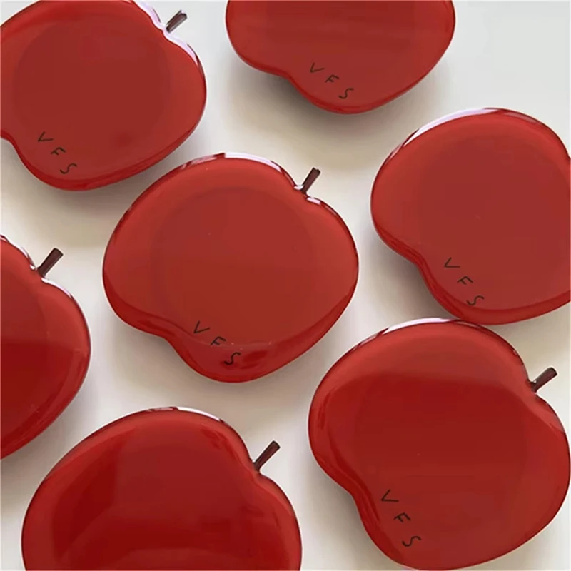 

Korean Cute Red Apple Griptok Bracket for IPhone 15 14 13 Samsung Food Phone Accessories Holder Ring Support Stand Grip Tok Gift