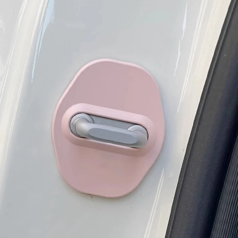 For BYD Seagull Dolphin Mini Surf Car Door Lock Protection Cover Anti rust Anti-Collision Shock Absorbing Pad Decor Accessories