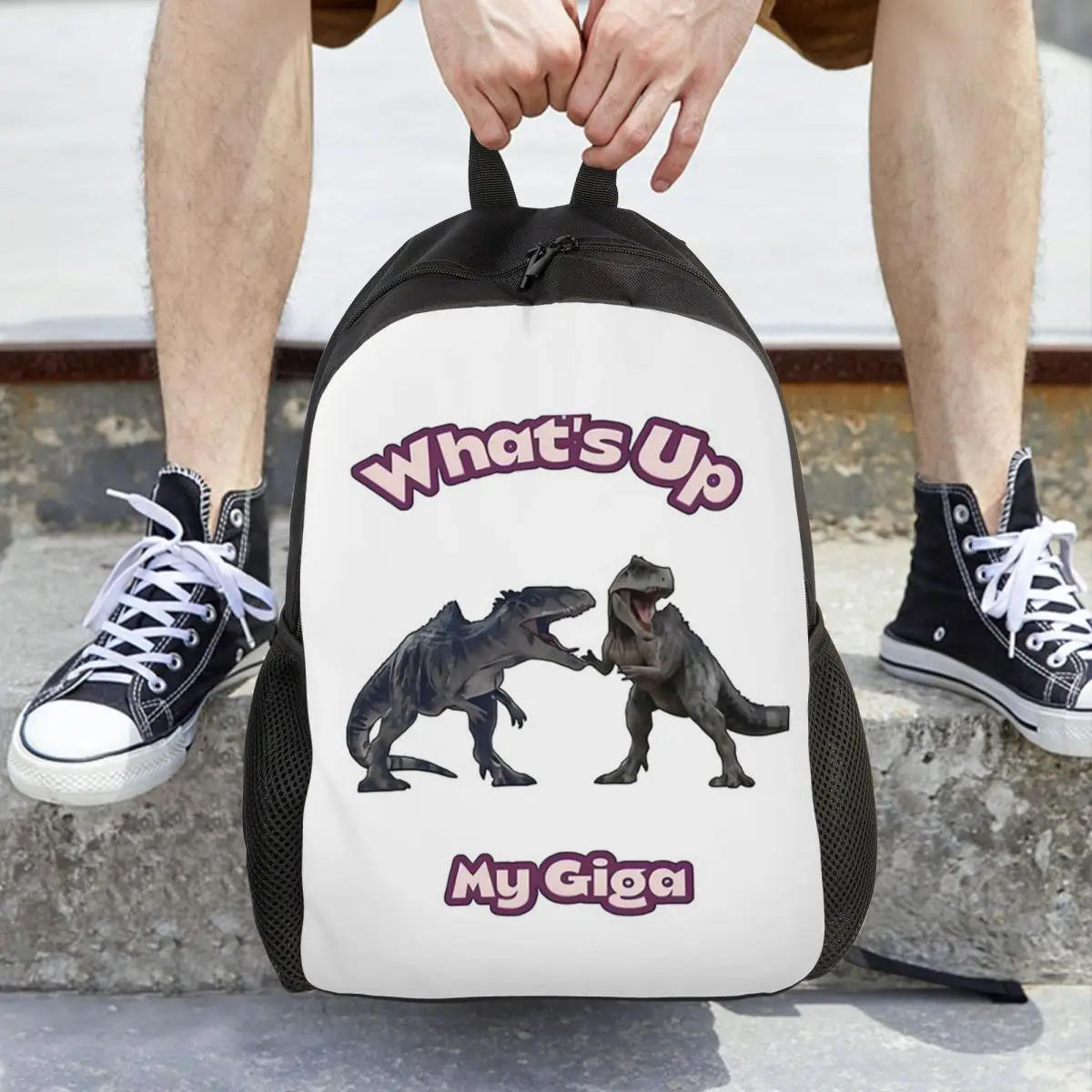 Sac à dos Game Ark Survival Evolved What's Up My Giga, sac à dos de grande capacité pour garçons et filles, sac d'école, sacs à bandoulière