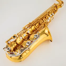 Made in Japan 200 Professional Alto Drop E Saxophone Gold Alto Saxophone with Band Mouth Piece Reed Aglet More Package mail