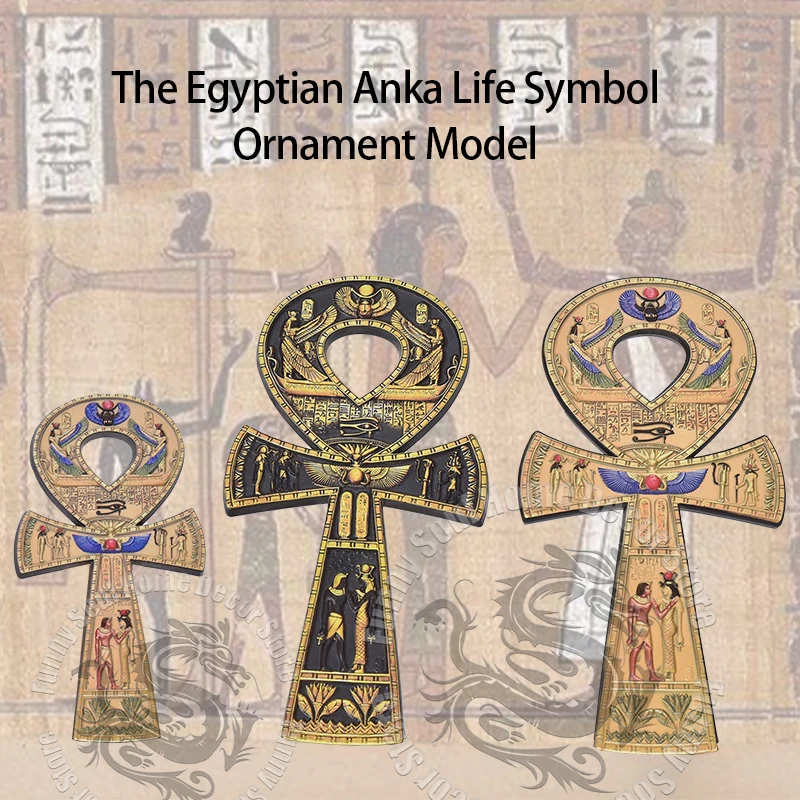 

The Anka Life Symbol ornament of retro Egypt eternity mysterious life totem cultural Desk Decor Unique Travel Gift Collection
