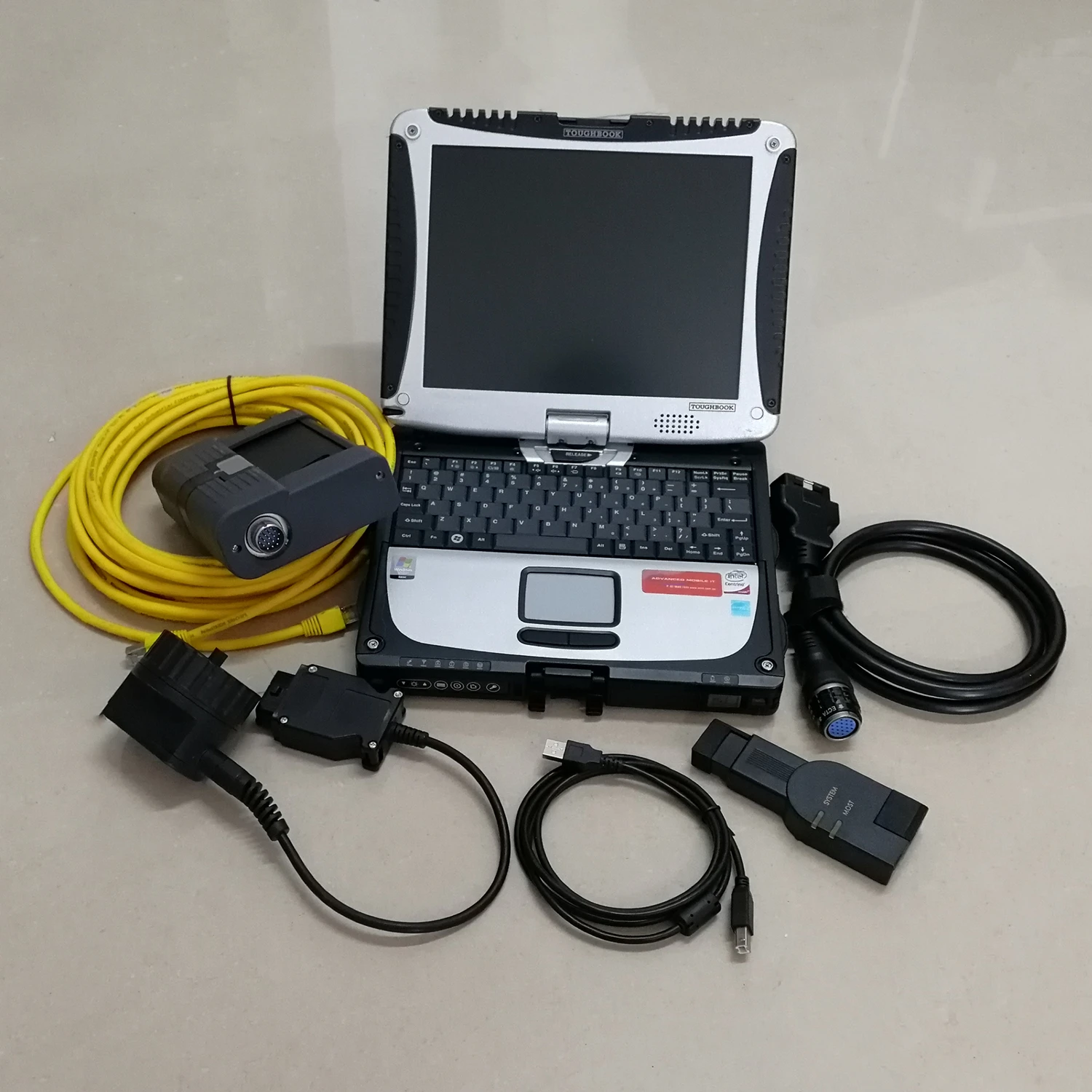 Icom A2+B+C for BMW Cars Latest V11.2024 Software D 4.49 P 3.72 Installed Well on I5 Laptop Computer CF19 Auto Diagnostic Tool