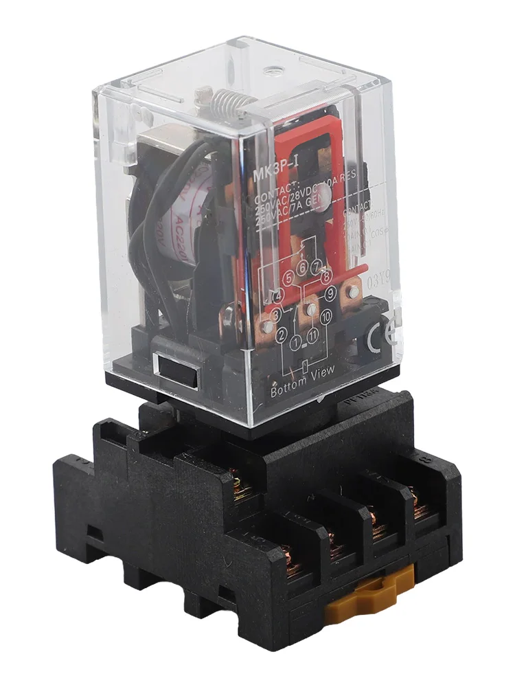 Contact Current Rating 10A MK3P-I Relay Small Intermediate Relay High-quality Materials Remote Control Sturdy And Practical