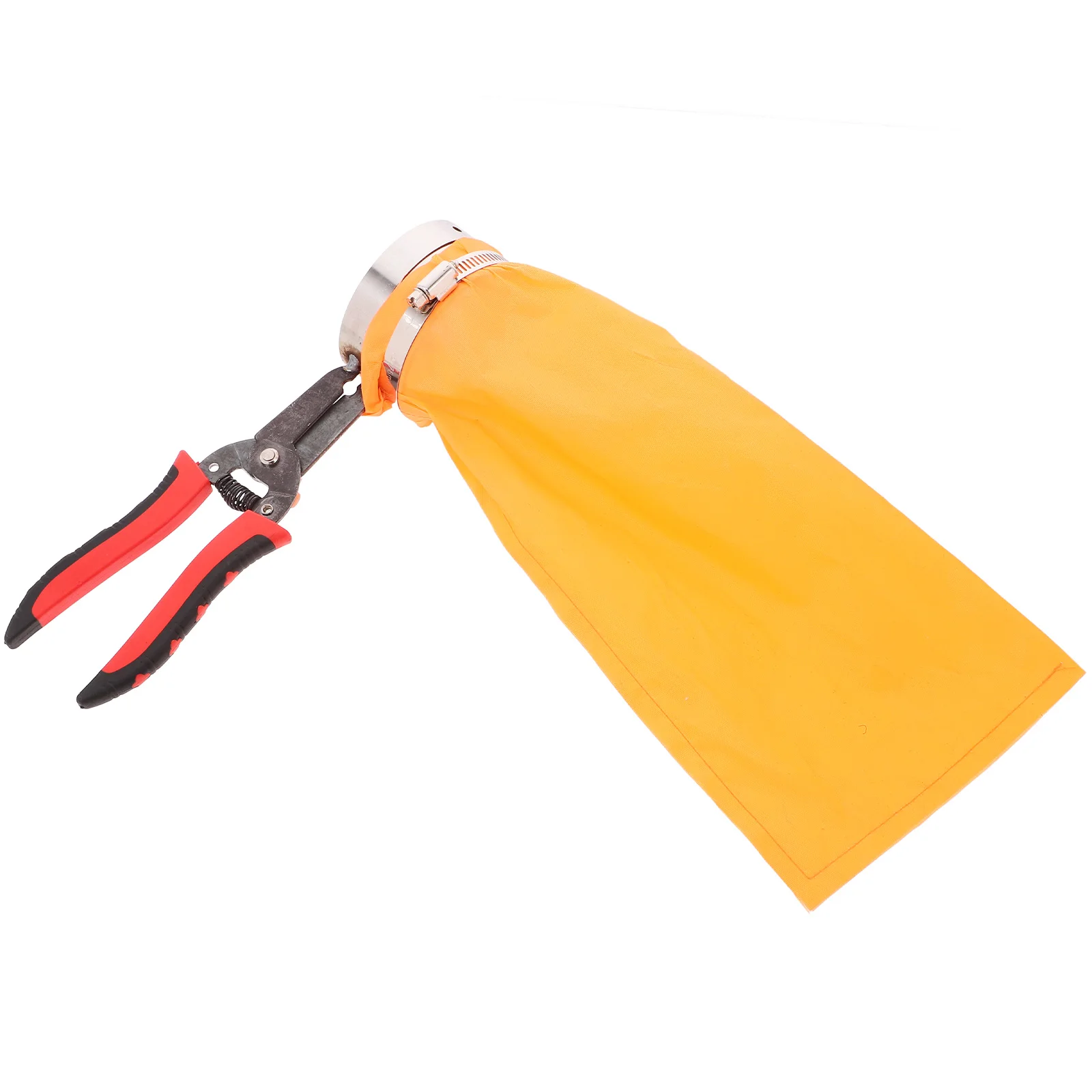 

Fruit Picker Flat Nozzle Ring Steel Berry Picking Basket Versatile H held Vegetable Picker Replaceable Blades Longlasting