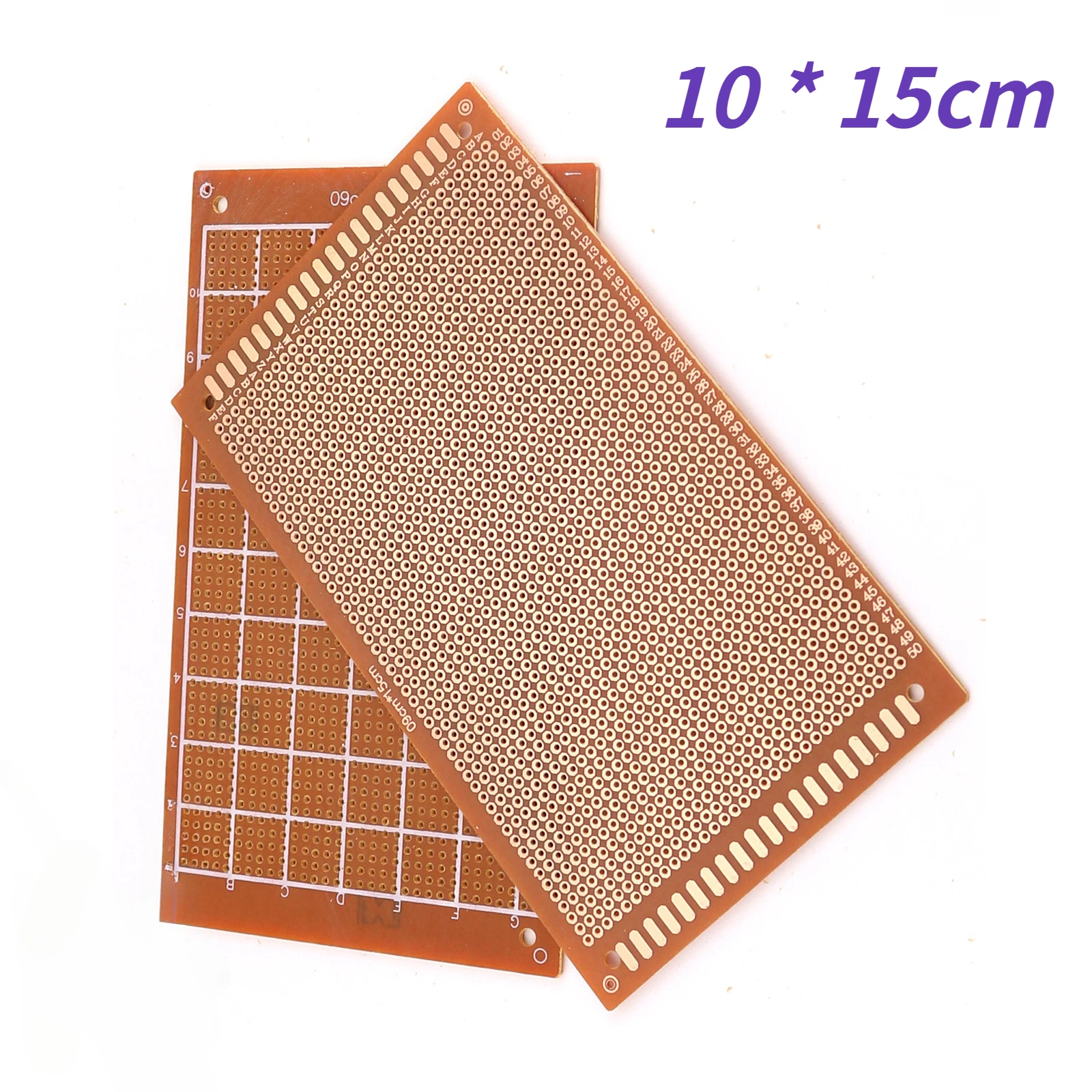 1 PC  Single Sided Prototype PCB 10*15cm Universal Board Experimental 10x15cm Bakelite Copper Plate Circuirt Board Yellow