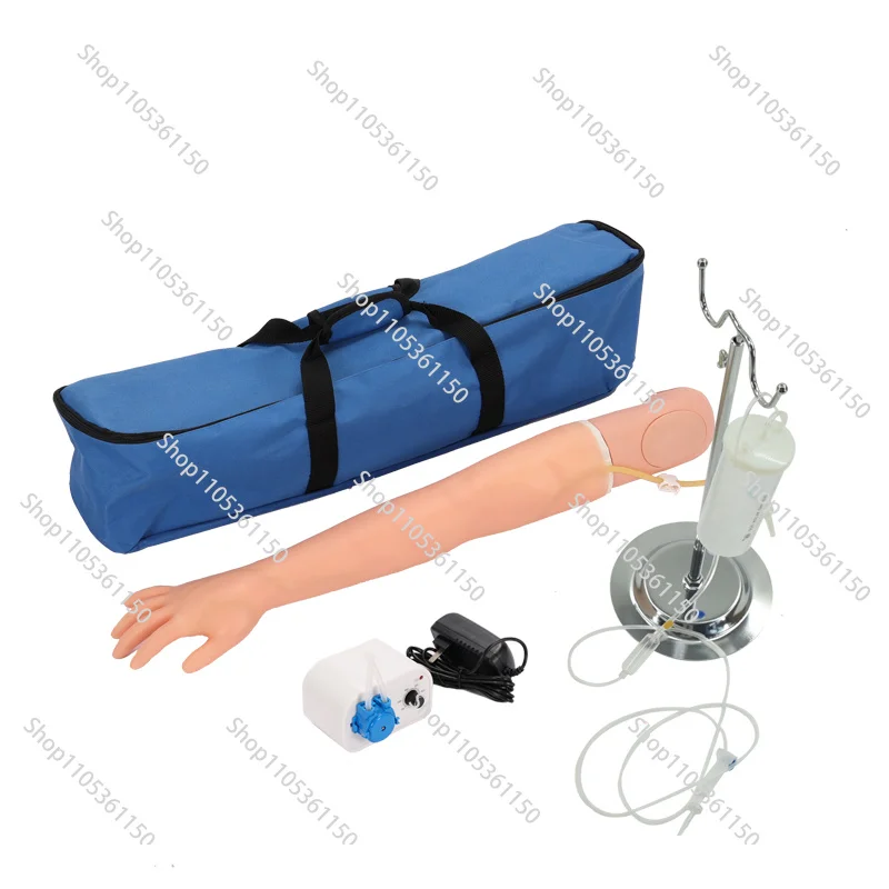Arterial and venous puncture and intramuscular injection arm model infusion blood pumping shot back blood teaching mold