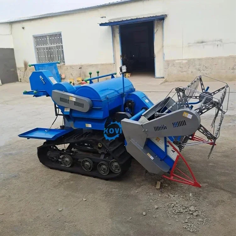 Automatic Combine Rice Harvester Machine Harvesting Rice Wheat Cutting Harvest Machine