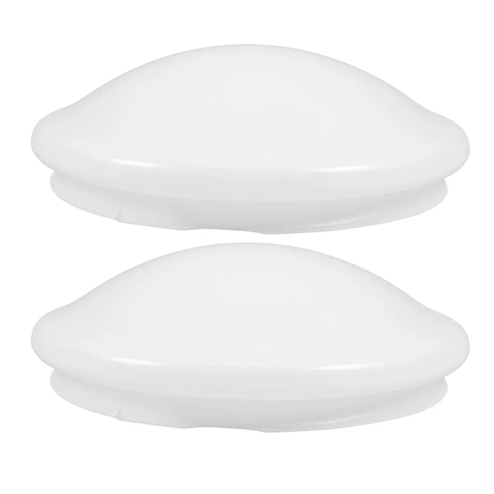

2Pcs Ceiling Light Covers Plastic Mushroom Flush Mount Clip on Lampshade Replacement for Ceiling Light Fixtures Bedroom Balcony