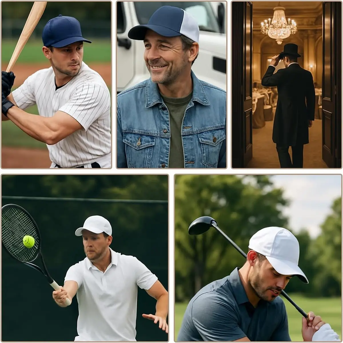 20 PCS Hat Liners for Baseball Caps, Felt Sweat Protection & Shape Maintenance