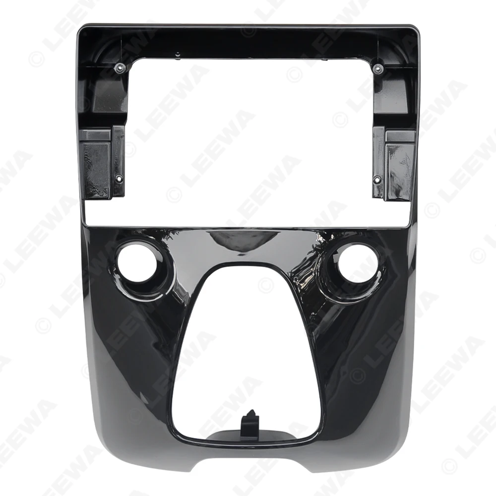 LEEWA Car Audio 10,1 Zoll Big Screen Head Unit Dash Fascia Panel Rahmen Kit Adapter für Peugeot 108 Toyota Aygo (14–21) Dash Rahmen