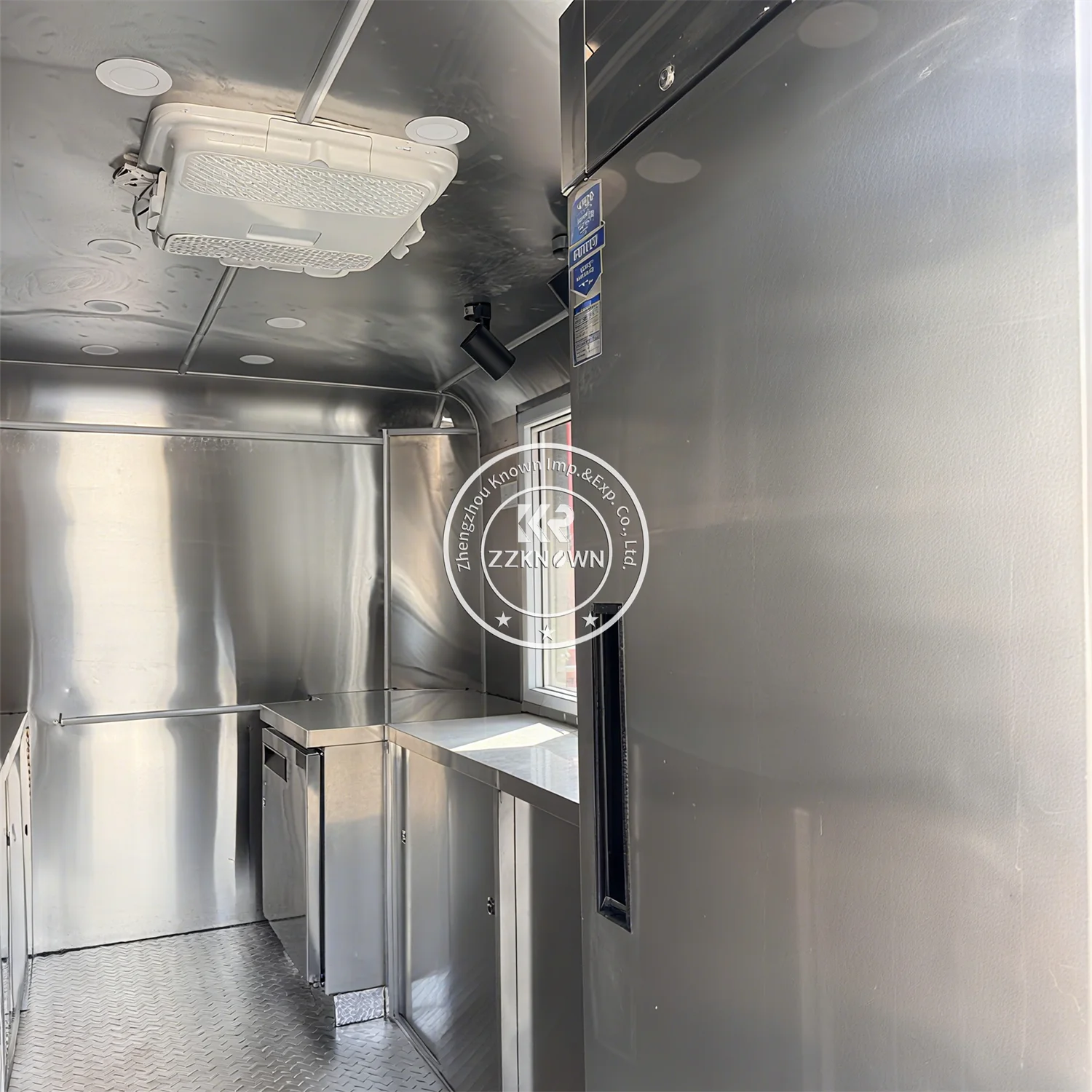 Gerobak Makanan Kios Keliling Gerobak Es Krim Mobile Bar Kopi Trailer Katering Jalanan Lengkap Truk Makanan Cepat Saji Dijual