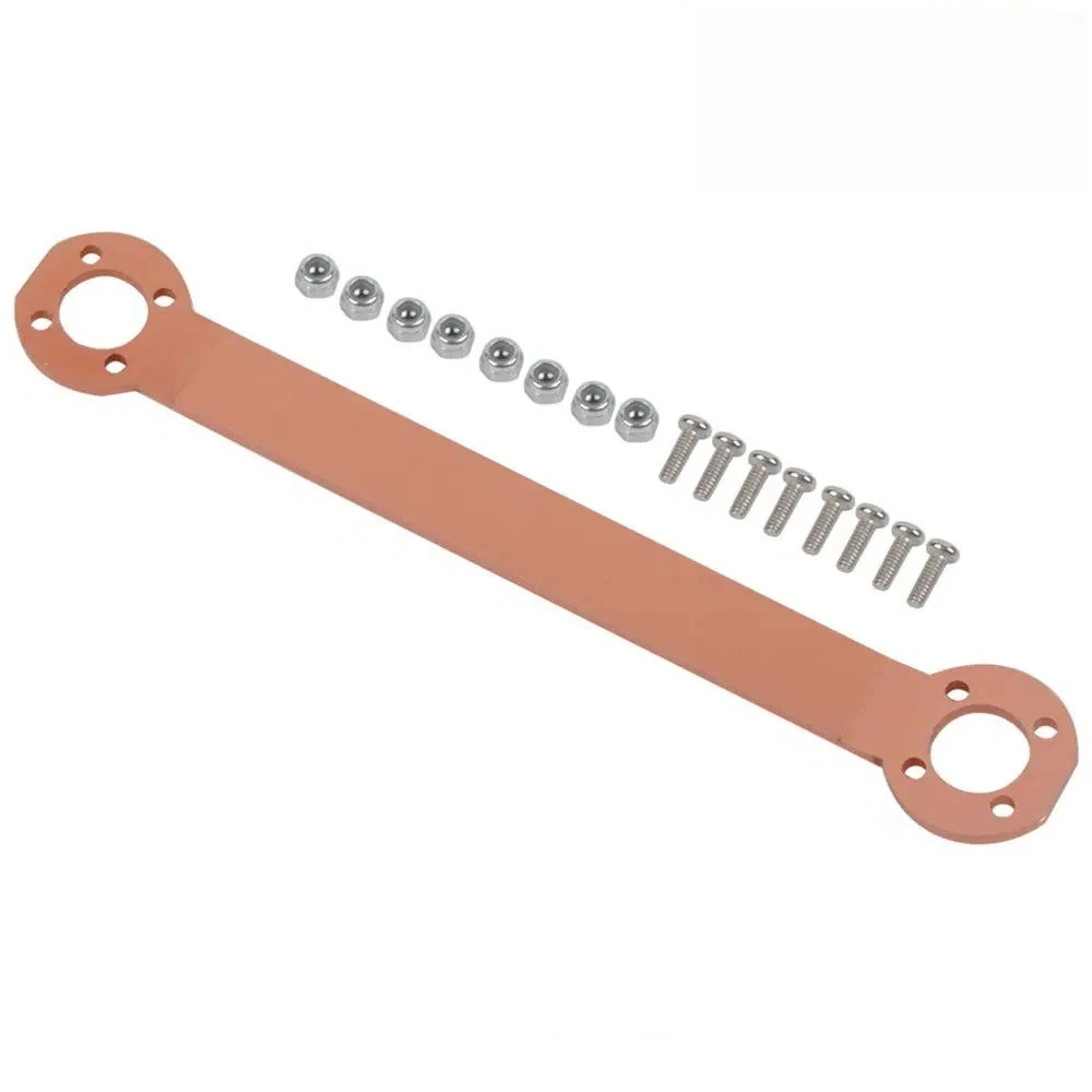 1pcs Aluminum Front Brance Plate Compatible with Tamiya CW-01 Lunch Box/Midnight Pumpkin Parts