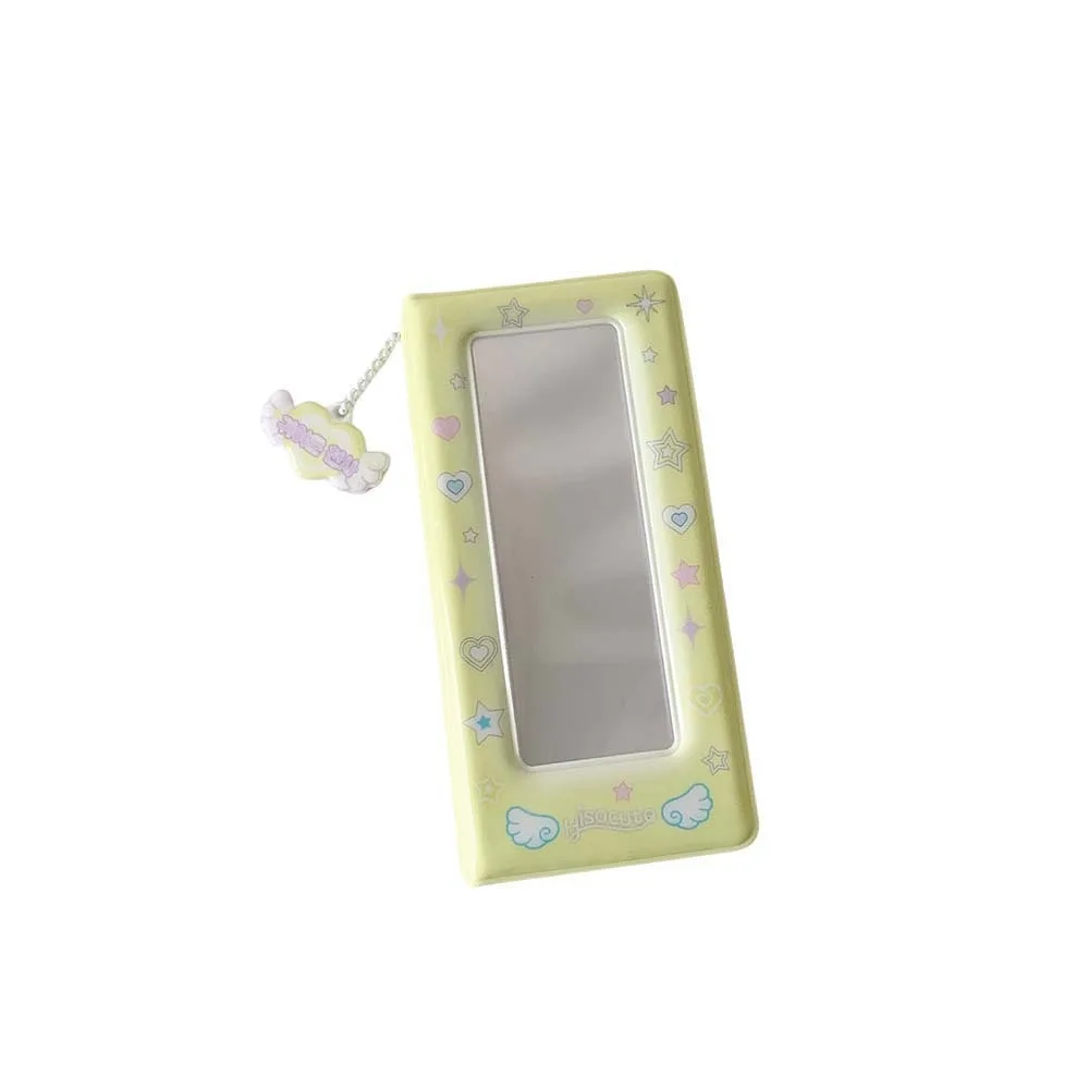 

Love Heart Korean Photocard Holder Keychain Pendant Hanging Decoration Idol Card Display Protector Picture PVC Card Cover