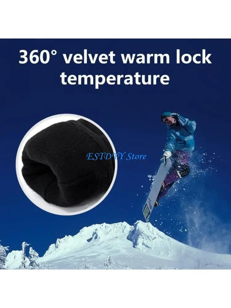 G6DE Thermal Touchscreens Winter Glove, Warm Watertight Gloves for Bike Riding Hiking