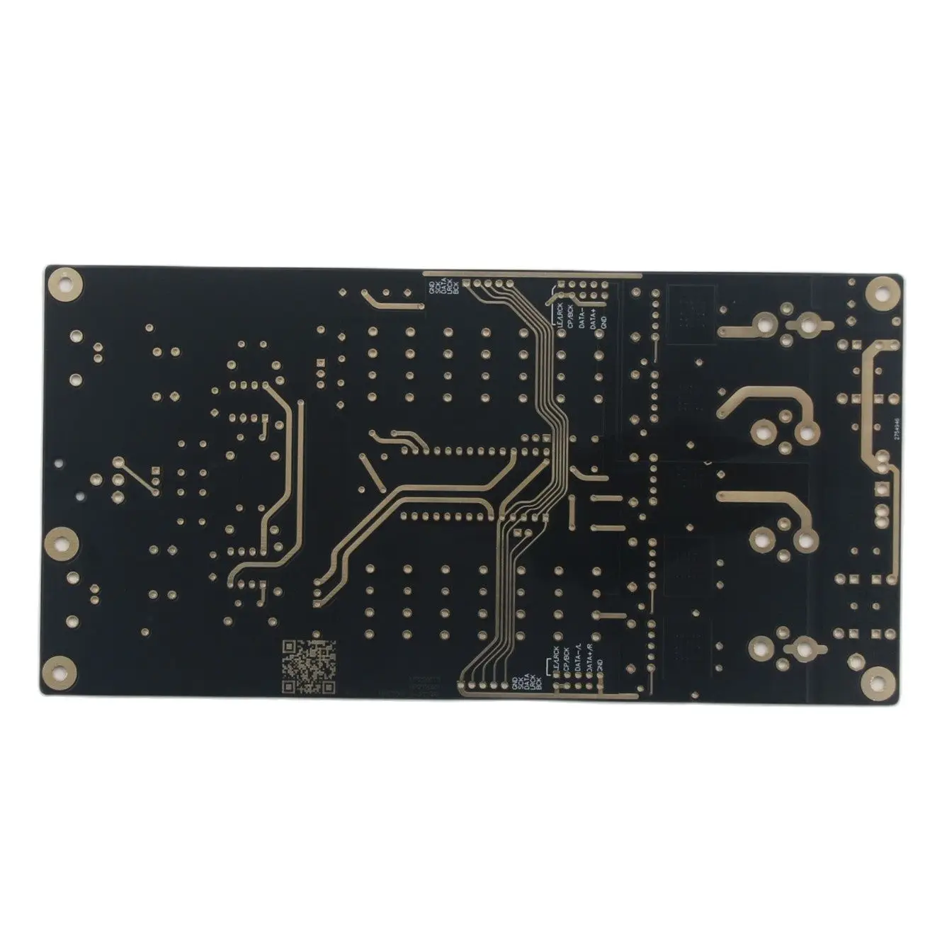 Based On TDA1541 Audio DAC Decoder Board PCB Gold-Plated Traces