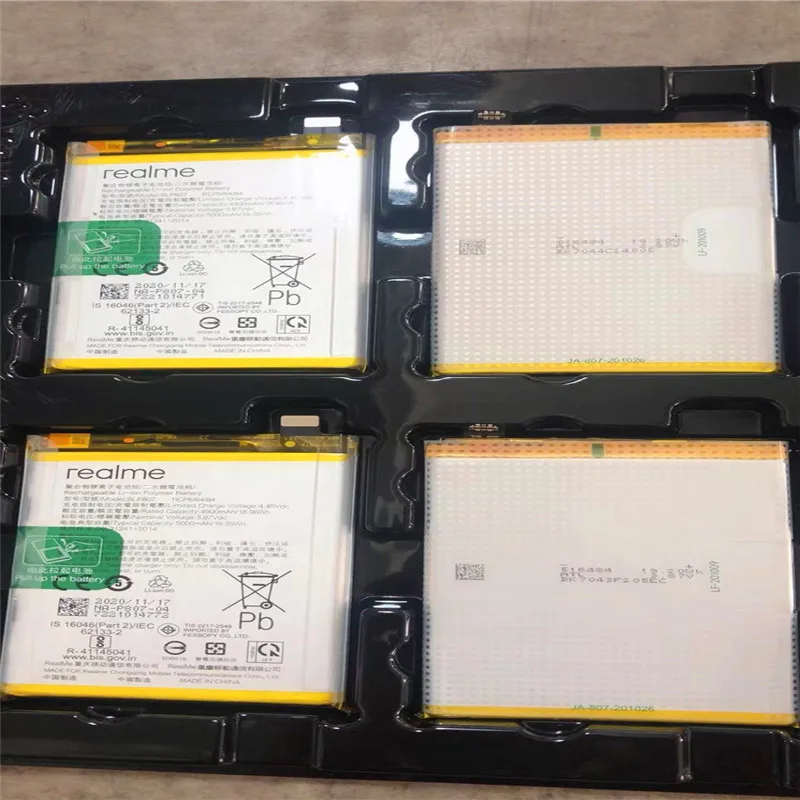 

In Stock 2023 production date for Realme BLP807 battery 4900mAh High capacity Replacement + Tracking Number