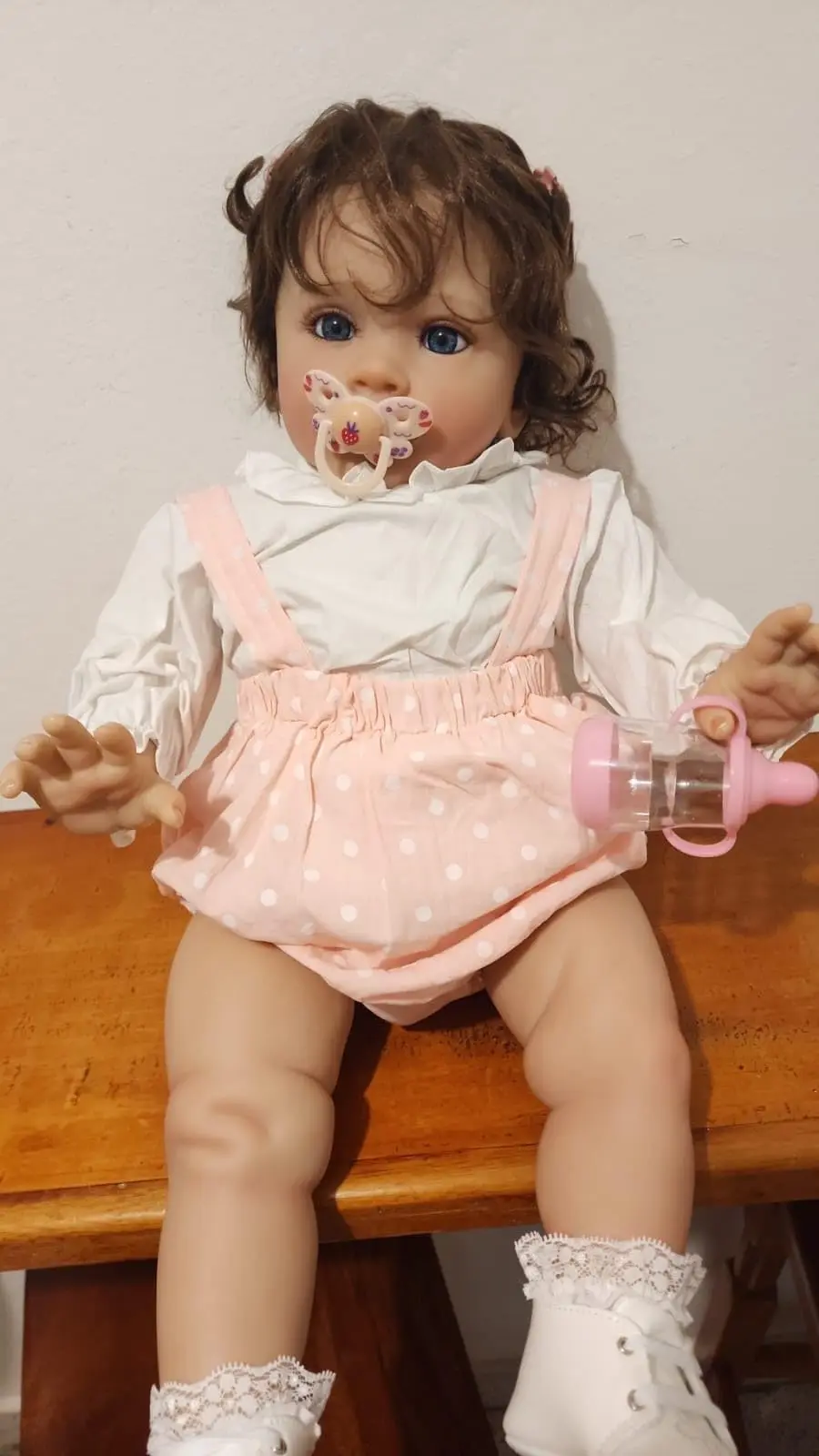26Inch/66cm Pippa Toddler Girl doll Finished Doll Reborn Toddler Pippa Huge Baby Size Lifelike Soft Touch Art Doll Birthday Gift