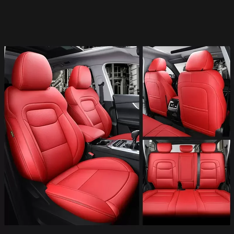 Custom Fit Car Seat Cover for Volvo XC60 XC90 S60 S90 Full Surround Durable Quality Nappa Leather Customize for Skoda kodiaq