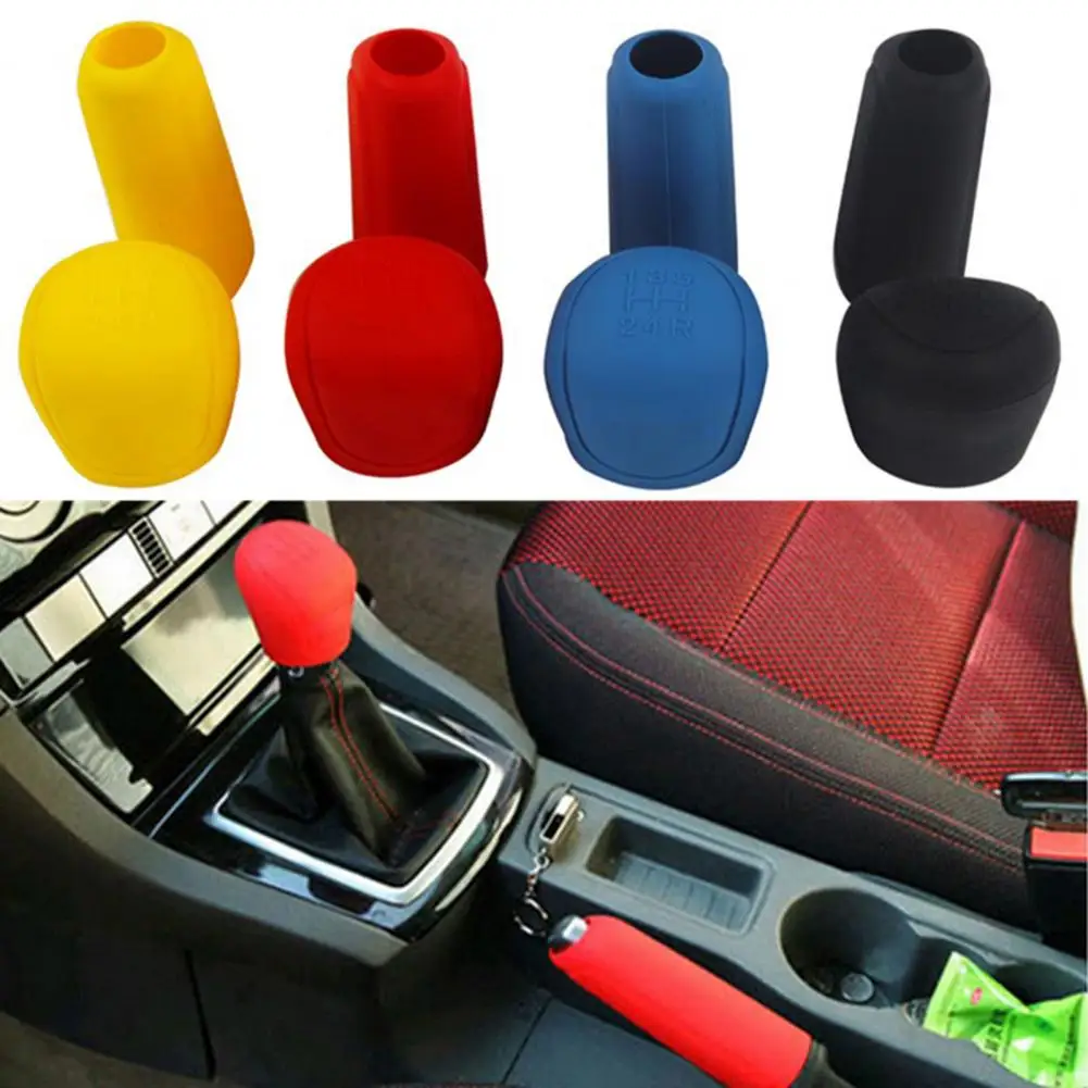 for Lorry Car Vehicle Car Styling Gear Shift Sleeve Handbrake Cover Plush Durable Soft Hot Sale ручка кпп Handbrake Grips 