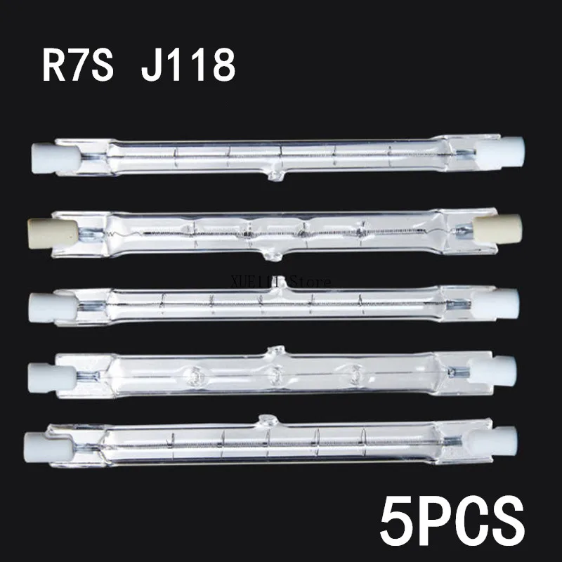 1/2/5PCS R7S J118 High Power Corn Lamp Replace Halogen Light LED Glass Tube COB Light Bulb 100W 200W 300W 400W