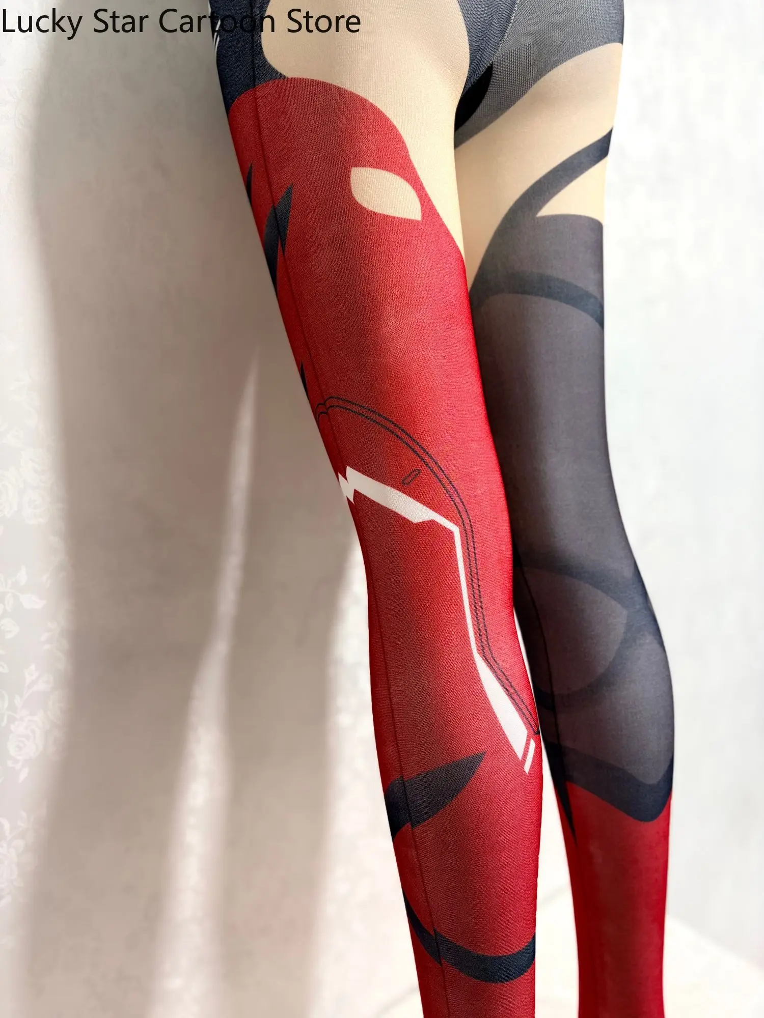Game Murata Himeko Honkai Impact 3 Anime Printed Pantyhose Comic Con Prop Role Play Stocking Women Cosplay Halloween Gift view 5
