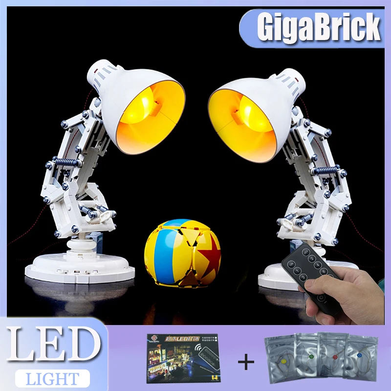 

DIY RC LED Light Kit For LEGO 21357 Pixar Little Desk Lamp (Only LED Light,Without Blocks Model)