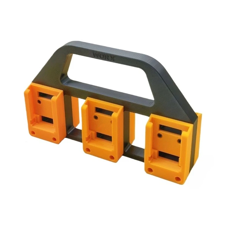 Tragbares Batterie-Aufbewahrungsregal, geeignet für WORX 20V Smallfoot-Batterien, 3D-Druck-Aufbewahrungsregal, tragbare Batterie-Organisationsregale