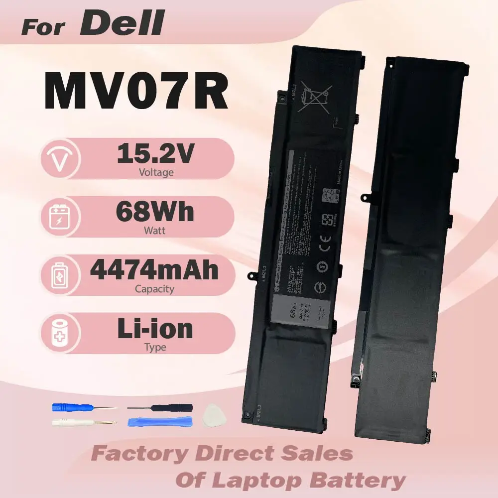 High Performance MV07R 4cells Laptop Battery For Dell G3 15 3500 3590 G5 5500 5505 SE Series Noteboo0JJRRD 0415CG C9VNH 0PN1VN