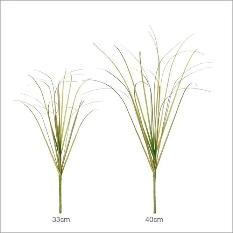 10pcs/lot Artificial Green Plants Plastic Small Bend Reed Home Bedroom Decor Simulated Onion Grasses Plant Garden Decoration