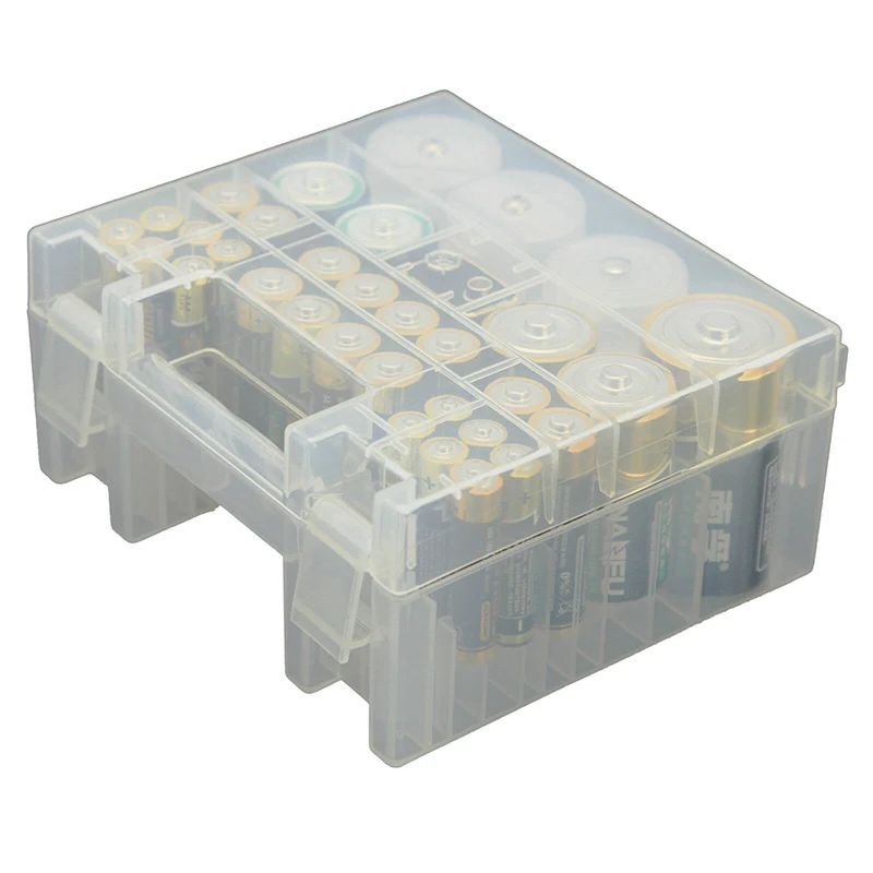 Plastic Battery Storage Box Case Holder Container Organizer For Aa Aaa C D 9v Battery Storage Box Container Organizer 보조배터리