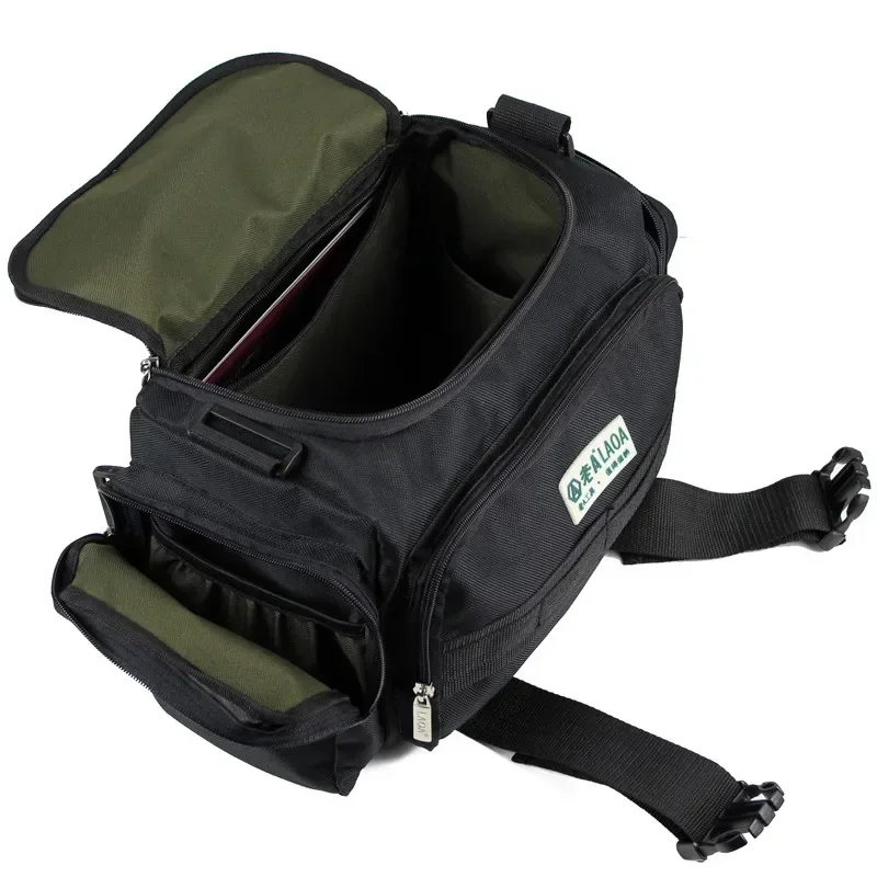 

15 Inch Double Layers Tools Bag Waterproof Electrician Repair Bags Shoulder Tour Bag Oxford Wear-resisting Bag