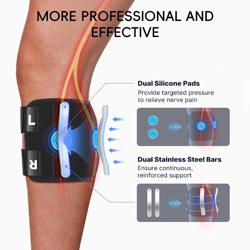 Sciatica Pain Relief Devices Adjustable Sciatica Pain Relief Brace Sciatic Nerve Brace Dual Pressure Pads Targeted Compression